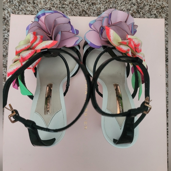 Sophia Webster Black and Pink Heels - Picture 2 of 8